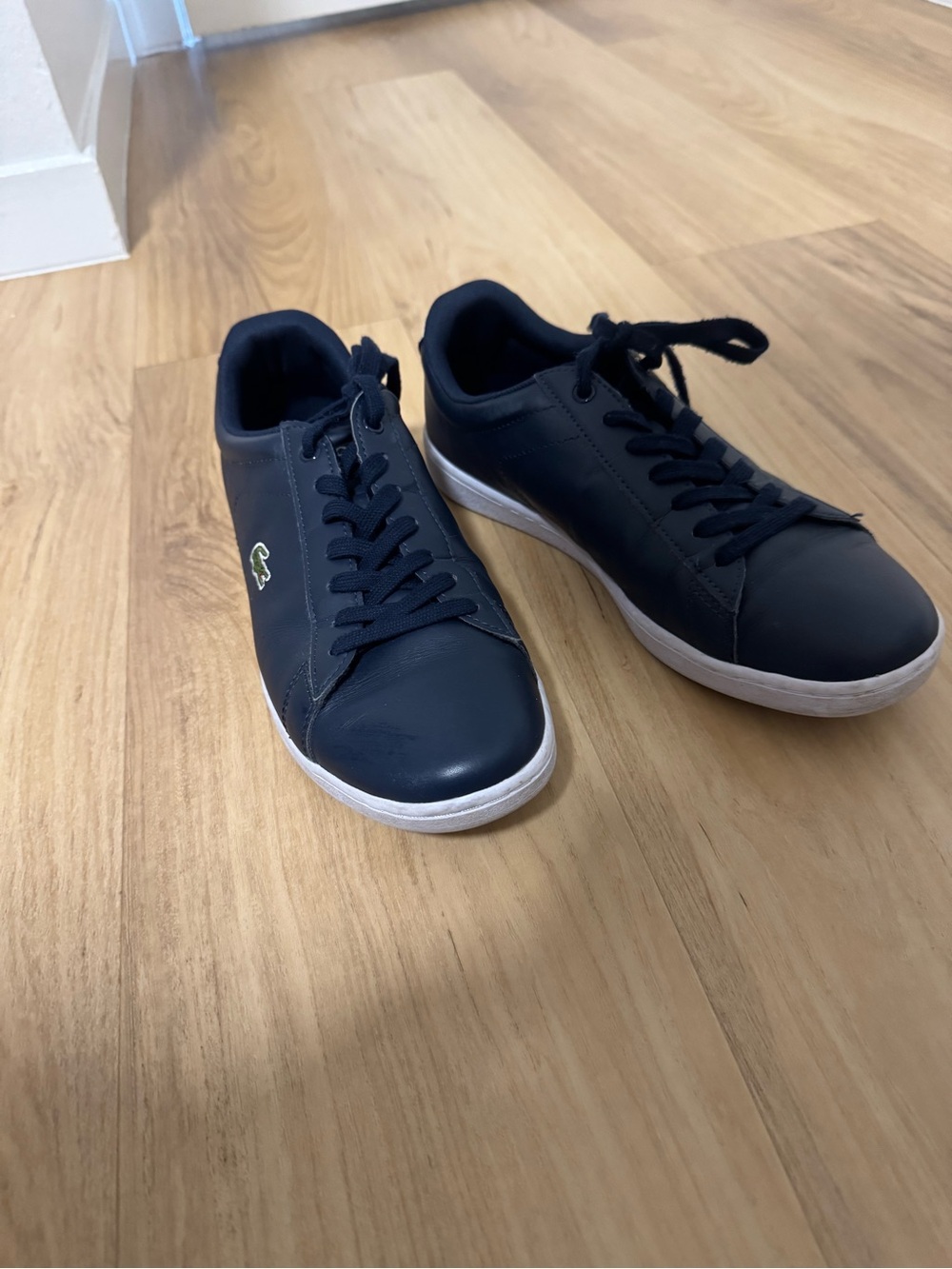 Lacoste Men's Navy Low-Top Sneakers